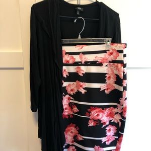 Woman’s skirt & cardigan XL